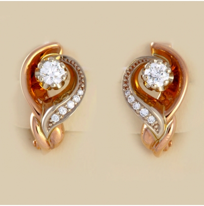 Серьги с бриллиантами