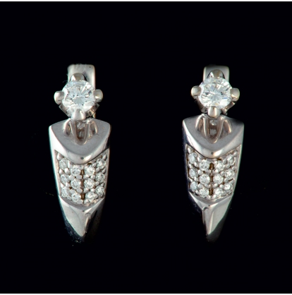Серьги с бриллиантами