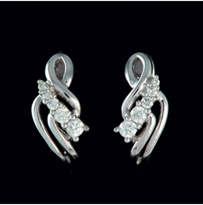 Серьги с бриллиантами