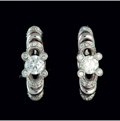 Серьги с бриллиантами