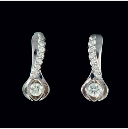 Серьги с бриллиантами