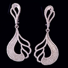 Серьги с бриллиантами